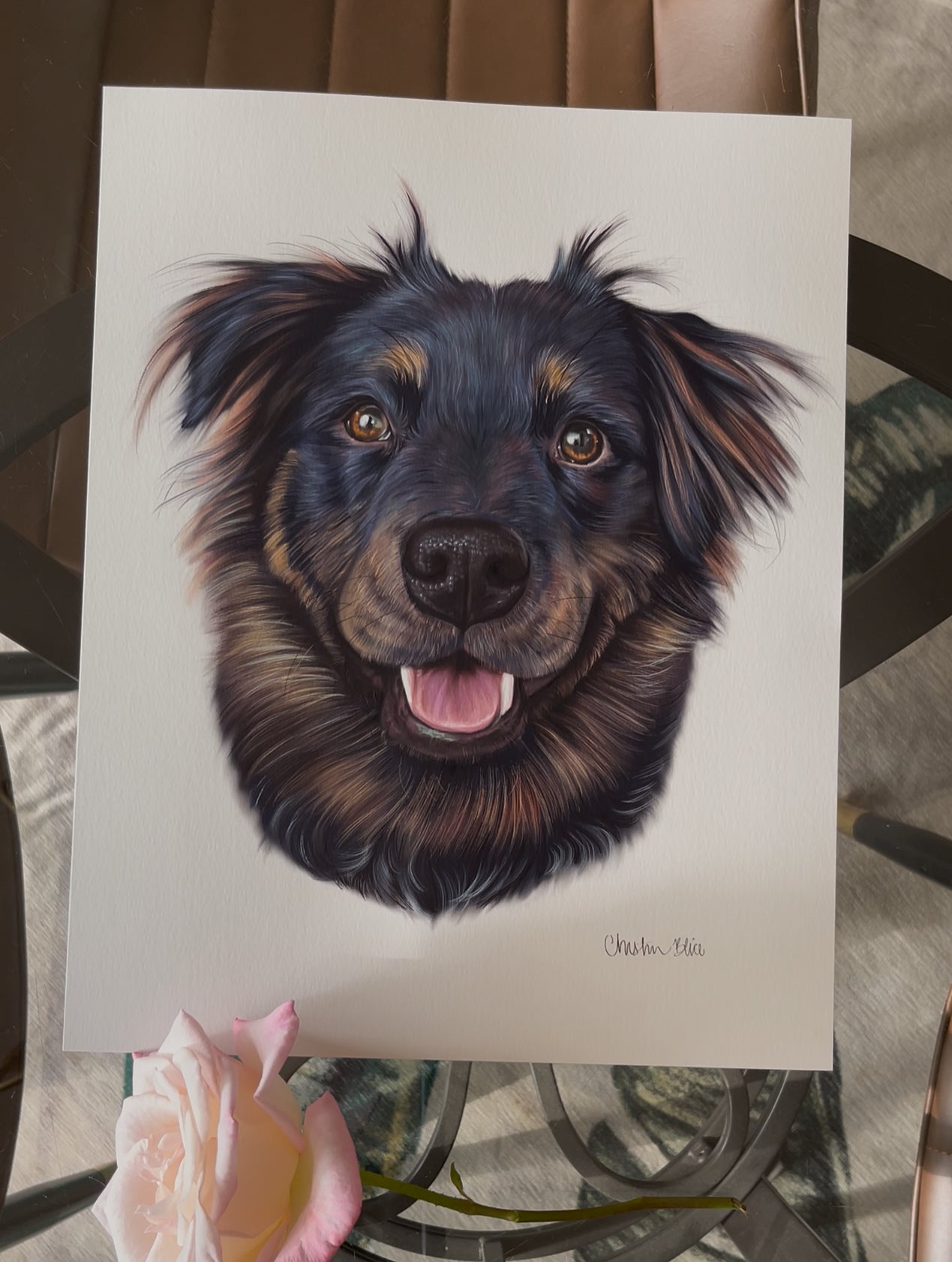 CUSTOM Pet Portrait Painting (hand-illustrated)
