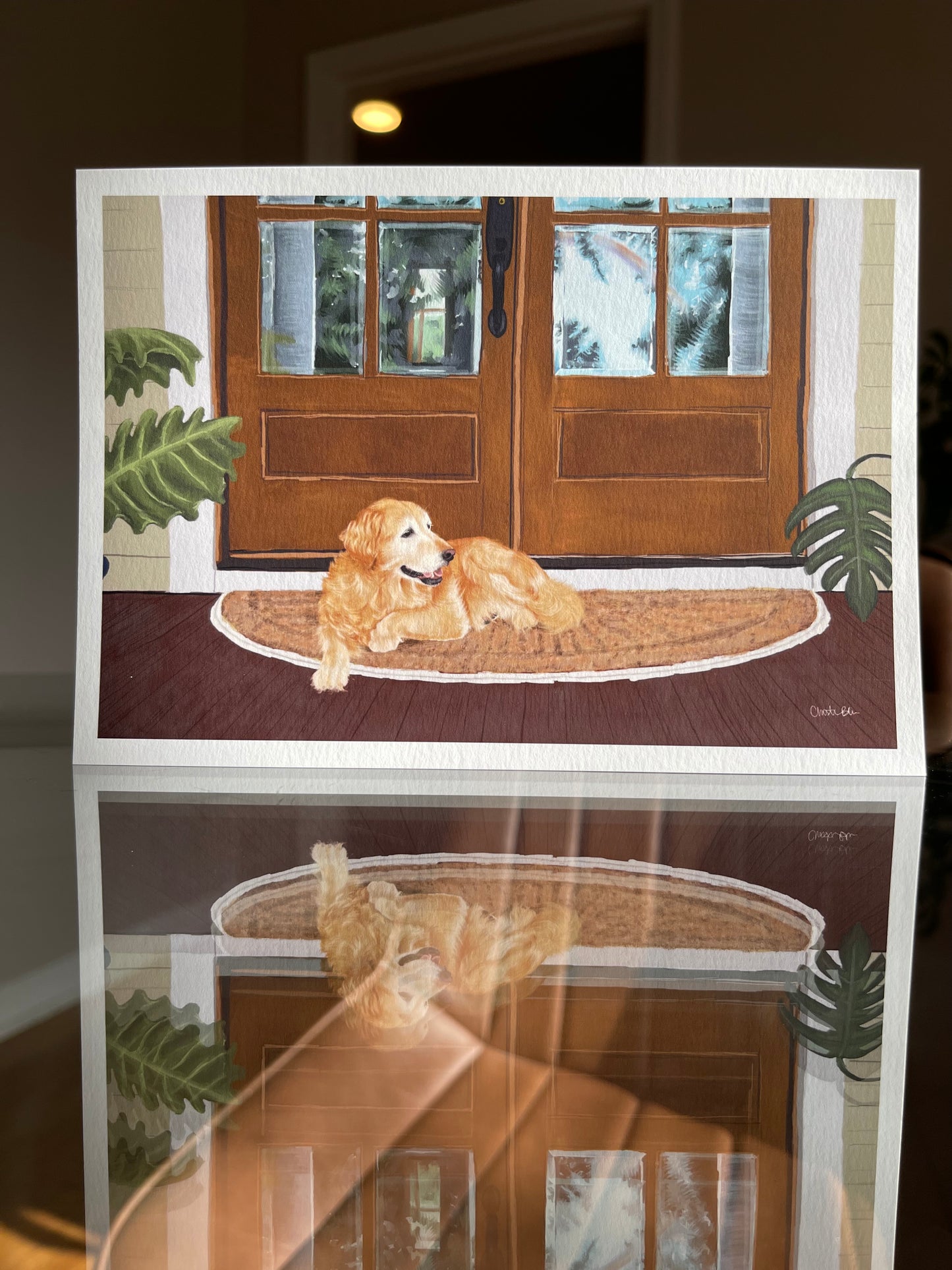 "Porch Perching" Print
