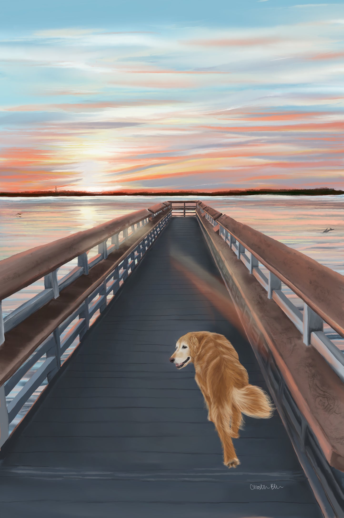 "Walk on Remley’s Point" Print