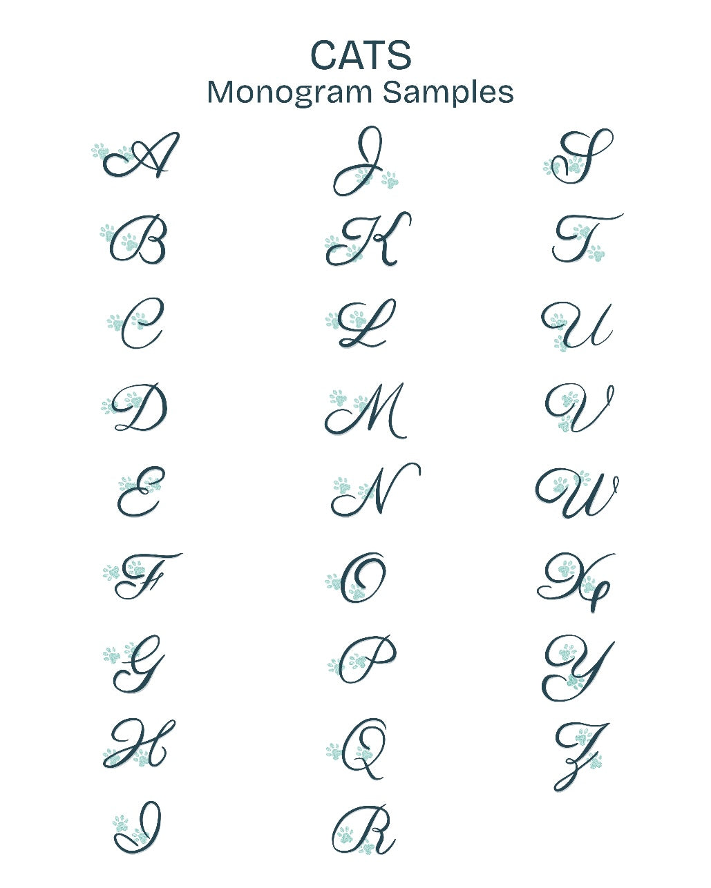 Gouache & Pencil Monogram Portraits