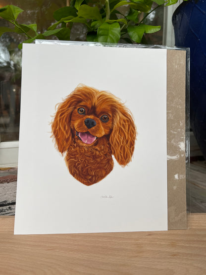 CUSTOM Realistic Pet Portrait (hand-illustrated)