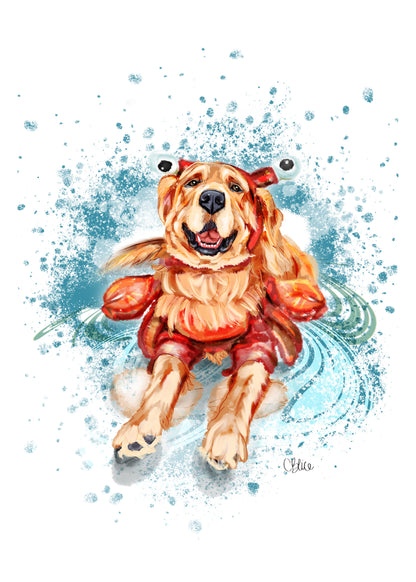 Watercolor & Ink Portraits