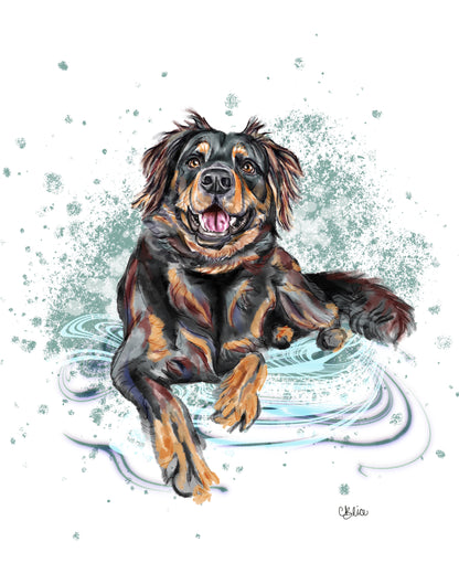 Watercolor & Ink Portraits