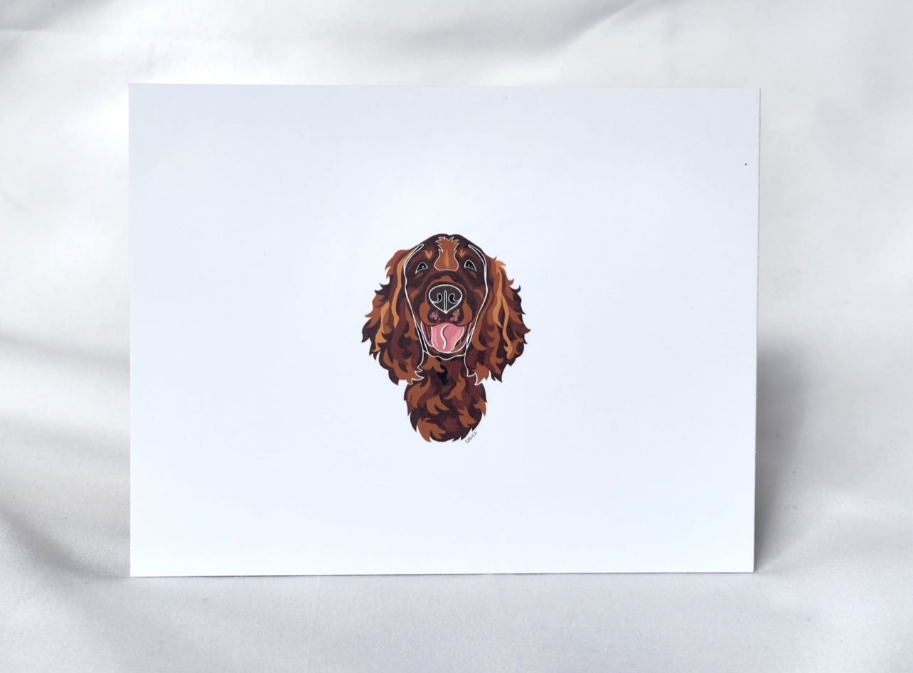 Beau Biscuit the Boykin - Note Cards
