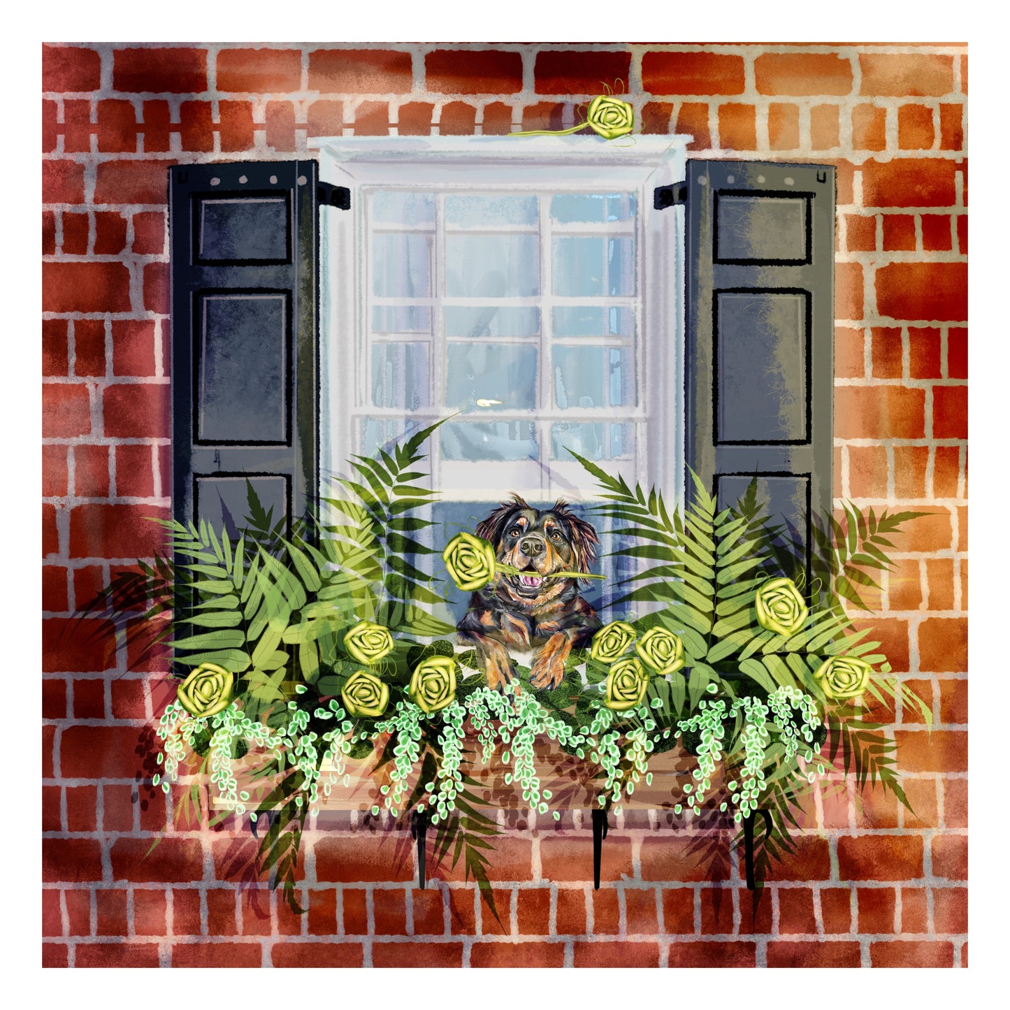 Sill Life: Paws & Planters Prints
