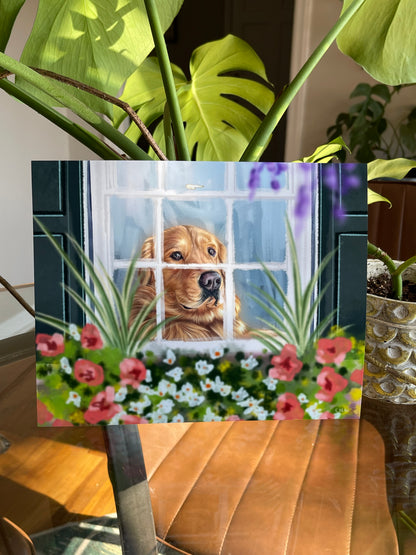 "Window Box Watcher" Print