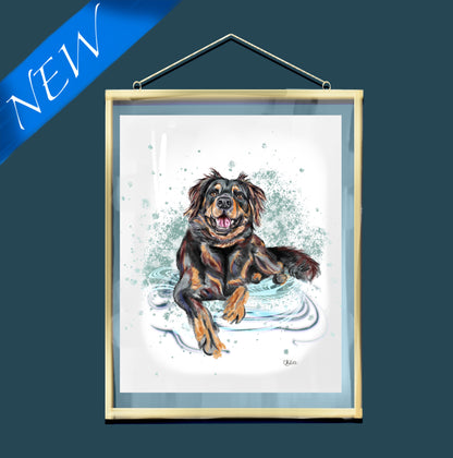 Watercolor & Ink Portraits