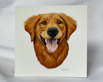 CUSTOM Realistic Pet Portrait (hand-illustrated)