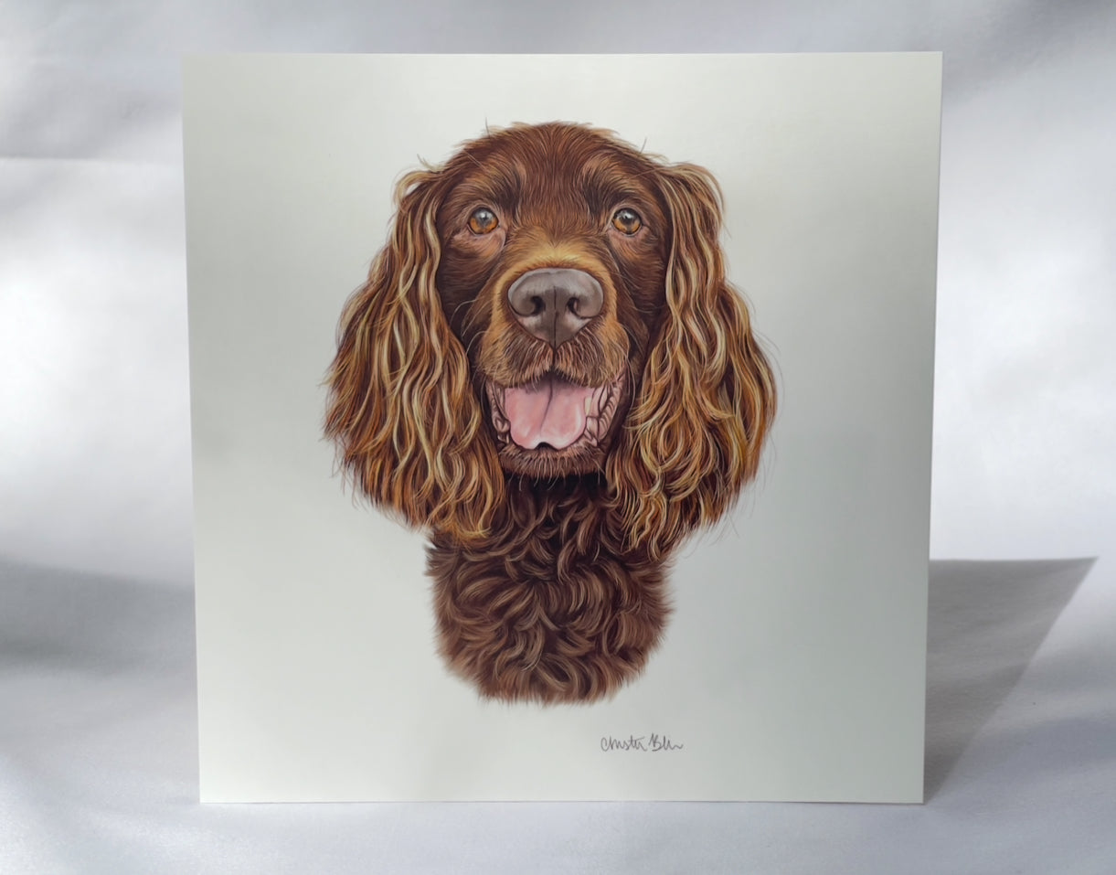 CUSTOM Realistic Pet Portrait (hand-illustrated)
