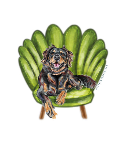 The Shell-vet V.I.P. (Very Important Pooch)- Sticker