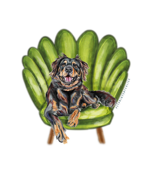 The Shell-vet V.I.P. (Very Important Pooch)- Sticker