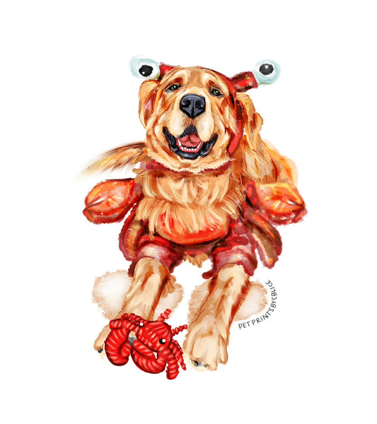 My Little Lobstar- Sticker