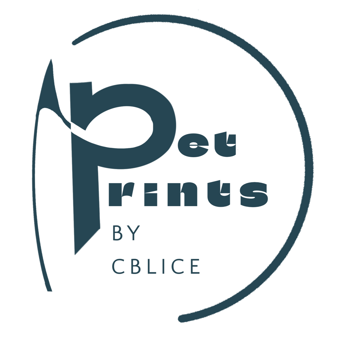 Logo for 'Pet Pinks by Cblice' on a white background