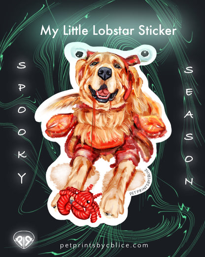 My Little Lobstar- Sticker