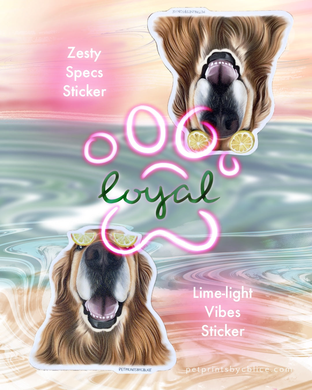 Lime-light Vibes- Sticker