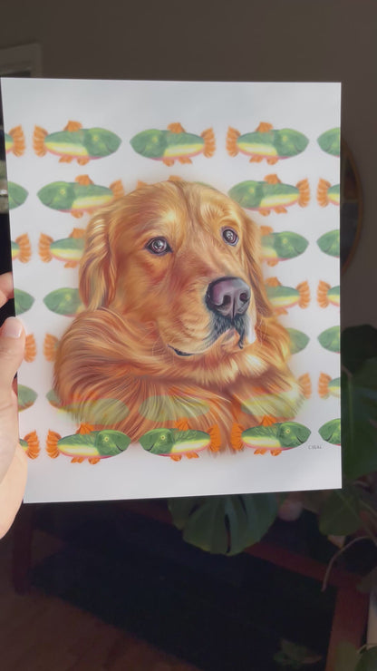 "Trippy Trout" Print